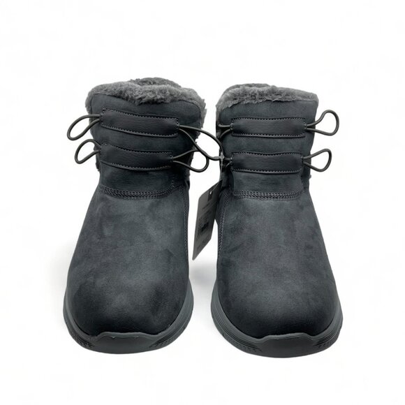 TIOSEBON Women's Winter Ankle Fur Lined Boots Anti-Slip On Resistant Booties Sho - Picture 10 of 14